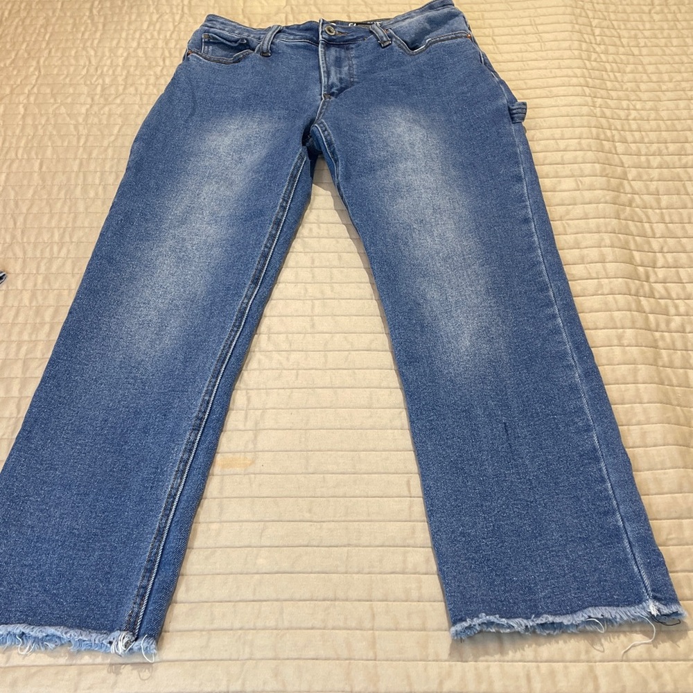 S. O. N. G . WOMENS SIZE 9/29 HIGH RISE Blue Carpenter Jeans